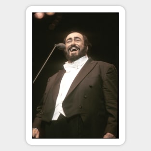 Luciano Pavarotti Photograph Sticker